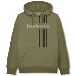 Lambretta Racing Stripe Hombre Sudadera con capucha SS5027-KHAKI