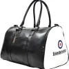 Lambretta Retro Sports Bag Bolso 23x40x25 T20064S-NEGRO/BLANCO