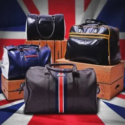 Lambretta Retro Sports Large Bag Bolso 28x49x25 T20064L-NEGRO/BLANCO