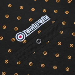 Lambretta Target Premium Hombre Polo SS4299-NEGRO/ORO