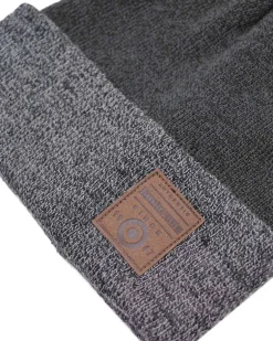 Lambretta Turn Up Beanie SS1207-BLK/CHAR