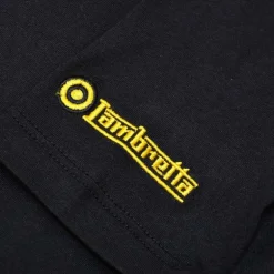 Lambretta Two Tone Box Hombre Camiseta SS0164-BLK ORO