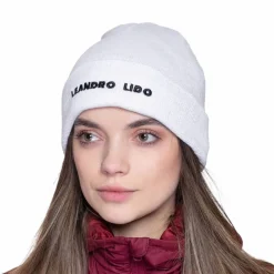 LEANDRO LIDO "Callata" Beanie Gorro de invierno blanco