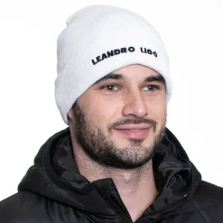 LEANDRO LIDO "Callata" Beanie Gorro de invierno blanco