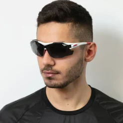 LEANDRO LIDO Challenger One Gafas de sol deportivas blanco/negro