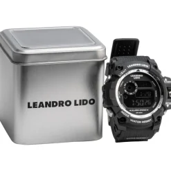 LEANDRO LIDO "Monza" Unisex Reloj deportivo negro blanco