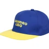 LEANDRO LIDO "No. 30" snapback Gorra azul/amarillo