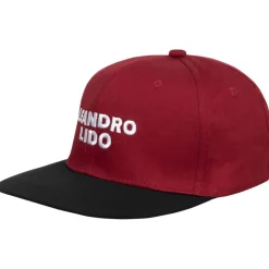 LEANDRO LIDO "No. 23" Snapback Gorra rojo/negro