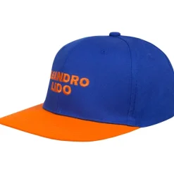 LEANDRO LIDO "No. 33" snapback Gorra azul/naranja