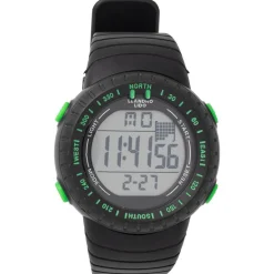 LEANDRO LIDO "Vescia" Unisex Reloj deportivo negro/verde