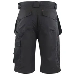 Lee Cooper Holster Pocket Workwear Hombre Pantalones cortos de trabajo negros LCSHO810-BLK