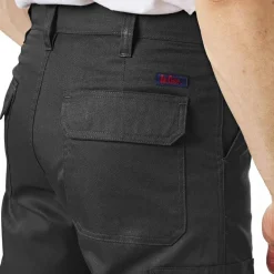 Lee Cooper Hombre Pantalón de trabajo cargo negro LCPNT205-BLK