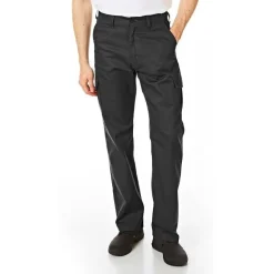 Lee Cooper Hombre Pantalón de trabajo cargo negro LCPNT205-BLK