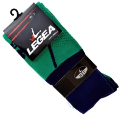 Legea Medias de fútbol Gold Pro verde / azul marino
