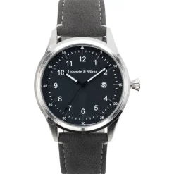 Lobstein & Söhne ® "Gustav" Reloj gris oscuro