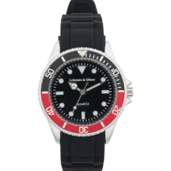 Lobstein & Söhne ® "Konstantin" Reloj negro/rojo