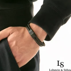 Lobstein & Söhne "Arthur" Hombre Correa negra