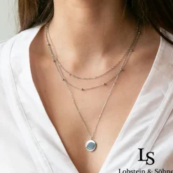 Lobstein & Söhne "Emma" Mujer Cadena plata