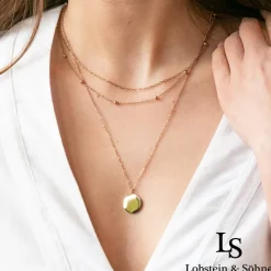 Lobstein & Söhne "Emma" Mujer Cadena oro rosa