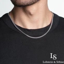 Lobstein & Söhne "Friedrich" Hombre Cadena plata