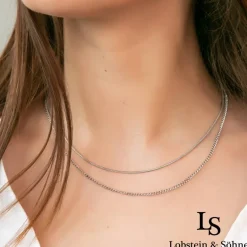 Lobstein & Söhne "Thilda" Mujer Collar plata