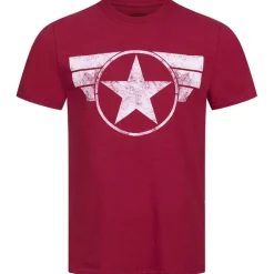 Logotipo del Capitán América MARVEL Hombre Camiseta FAMTS956ACR