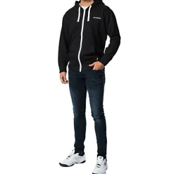 Lotto Full Zip Hombre Sudadera con cremallera y capucha negro MJCY10001NET