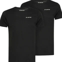 Lotto Hombre Camisetas interiores Camiseta Pack de 2 negro 39510918