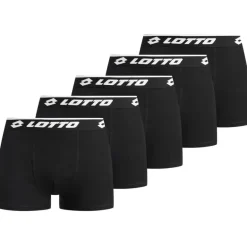 Lotto Retro Hombre Calzoncillos bóxer Pack de 5 negro MBXY10001REW-NEGRO