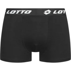 Lotto Retro Hombre Calzoncillos bóxer Pack de 3 negro MBXX1002NET-BLACK