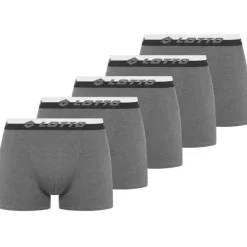 Lotto Retro Hombre Calzoncillos bóxer Pack de 5 antracita MBXY10001REW-ANTRA