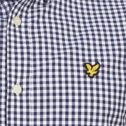 Lyle y Scott Gingham Hombre Camisa de manga corta SW1201V-Z650