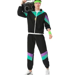MAASKANTJE "Bärry" Retro años 90 Chándal Disfraz negro