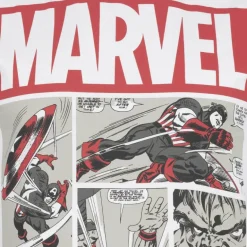 MARAVILLA Heroes Comics Hombre Camiseta FBMTS301WHT