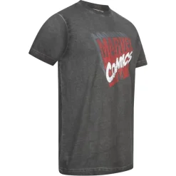 MARAVILLA Retro 3D Comics Hombre Camiseta FBMTS716VBL