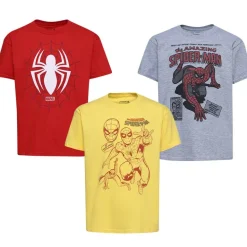 MARAVILLA Spiderman Trio Niño Camiseta Pack de 3 MABPK009MUL