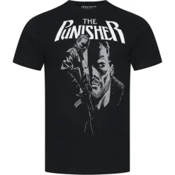 MARAVILLA The Punisher One Man Army Hombre Camiseta FBMTS789BLK