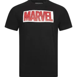 Marvel Web Logo Hombre Camiseta FBMTS730BLK