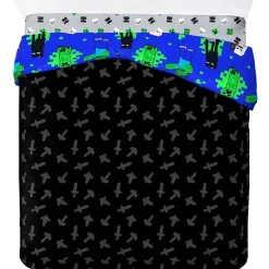 Minecraft Microsoft Fight Back Sábanas Conjunto 200 x 200 cm + 2 x 50 x 75 cm 24989