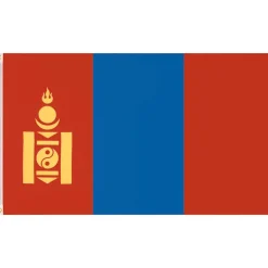 Mongolia MUWO "Nations Together" Bandera 90x150cm