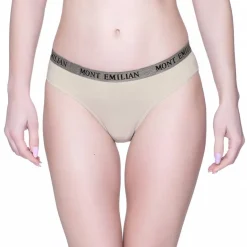 MONT EMILIAN "Grenoble" Mujer Bragas Pack de 8 beige
