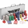 MUWO "All In" Estuche de póquer-Conjunto con 500 fichas