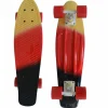MUWO "Cruiser" Penny Board Mini Skateboard rojo