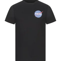 NASA Core Logo Hombre Camiseta TMMTS006BLK