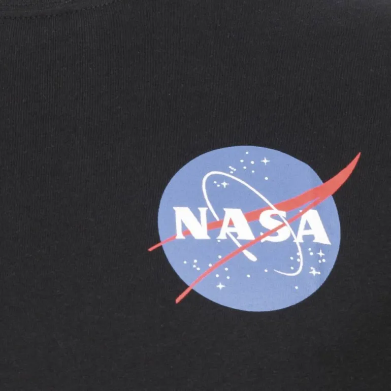 NASA Core Logo Hombre Camiseta TMMTS006BLK