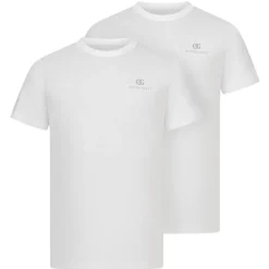 OLIVER GRANT® Hombre Camisetas interiores cuello redondo Pack de 2 blanco 39493033