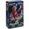 PLAYMOBIL® Jugador de fútbol belga con portería 71128