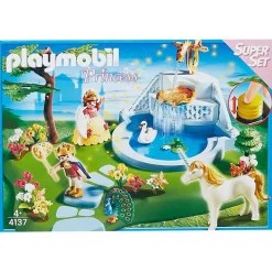 PLAYMOBIL® SuperSet Parque del castillo de cuento de hadas 4137