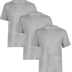 PUMA Niño Camiseta Pack de 3 gris 683577-01-3
