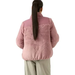 Reebok 2 in 1 Puffer reversible Mujer Chaquetón RBO21100-Rosa polvoriento